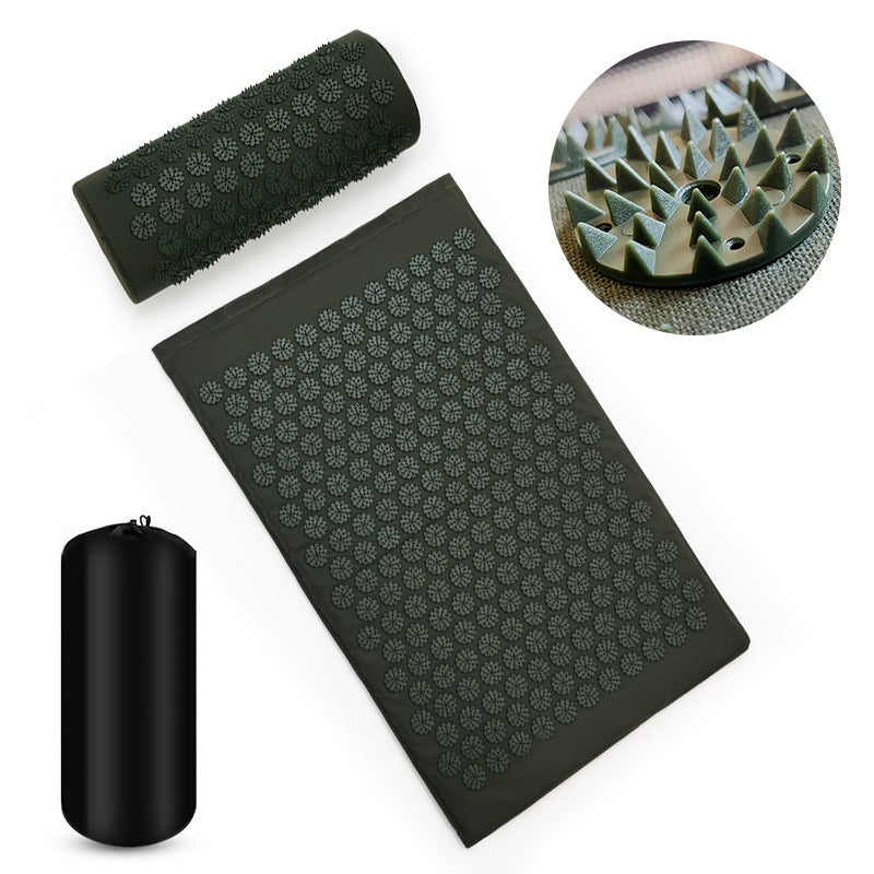 Acupuncture Massage Cushion And Acupuncture Pillow Set Yoga Mat Set